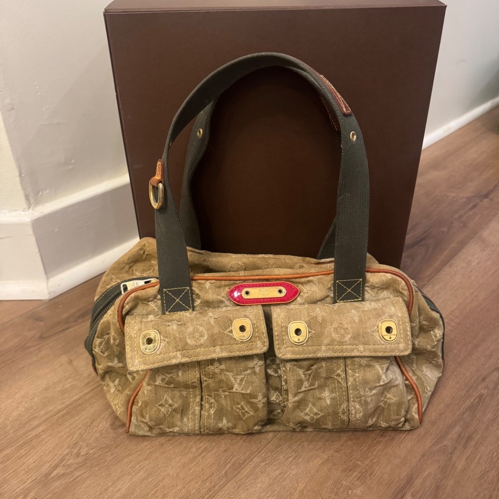 Louis Vuitton Limited Edition Monogramouflage Denim Jasmine Bag - Picture 7 of 13